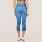 Leggings Capri Bleu pour femmes (Verso)