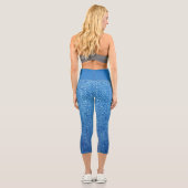 Leggings Capri Bleu pour femmes (Verso)