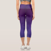 Leggings Capri Bleu pourpre rustique ombre foncé (Verso)