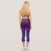 Leggings Capri Bleu pourpre rustique ombre foncé (Verso)