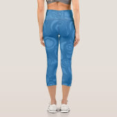 Leggings Capri Bleu | Zazzle_Growshop. (Verso)