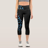 LEGGINGS CAPRI BLEUE MORPHO BOUTTERFLY CAPRI LEGINGS (Recto)