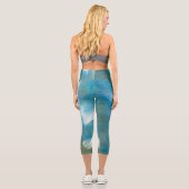 Leggings Capri Blue Ocean 1 Capris taille haute  (Verso)