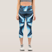 Leggings Capri Blue Silk (Recto)