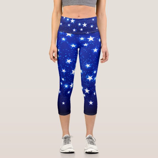 Leggings Capri Blue Stargazer (Recto)