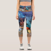 Leggings Capri Bodegón a espátula (Recto)