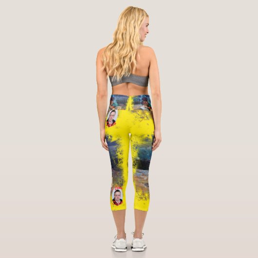 Leggings Capri Bodegón a espátula (Verso)