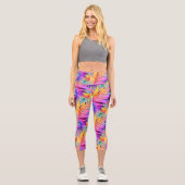 Leggings Capri Boho Breeze Capris haut taille (Recto)