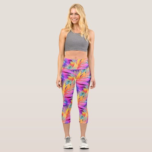 Leggings Capri Boho Breeze Capris haut taille (Recto)