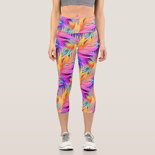 Leggings Capri Boho Breeze Capris haut taille (Recto)