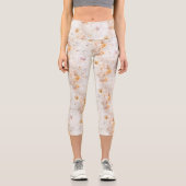 Leggings Capri Boho Chic Floral Aquarelle (Recto)