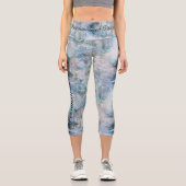 Leggings Capri Boho Chic Rêves Brumeux - Conception Douce et Éthé (Recto)