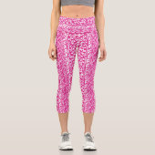 Leggings Capri Boho Mandala Flower & Leaf été (Recto)