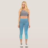 Leggings Capri Boho Ocean High Waisted Capris (Recto)