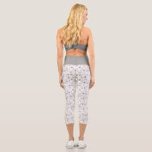 Leggings Capri Boho Twigs & Pinecone Christmas ID986 (Verso)
