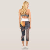 Leggings Capri Bois au feu (Verso)