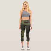 Leggings Capri Bold Camouflage Pattern Outdoor Enthusiasts Hunter (Recto)