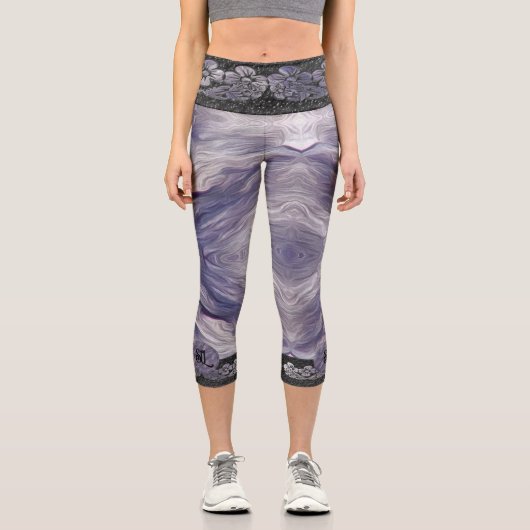 Leggings Capri Bolder Stone & Flowers 821 (Recto)