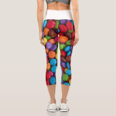 Leggings Capri Bonbons sucrés (Verso)