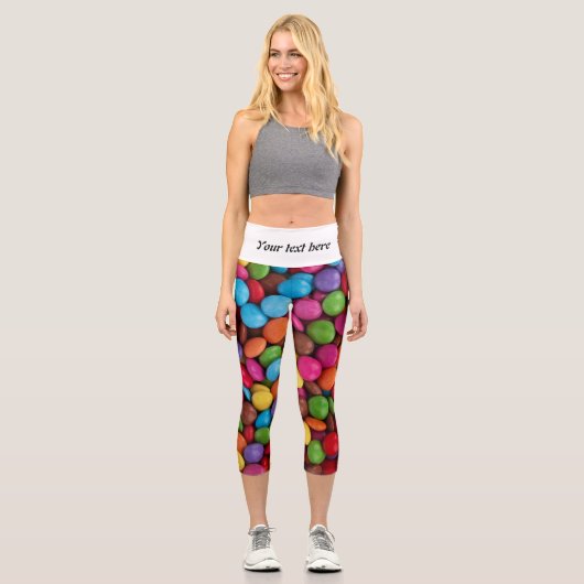 Leggings Capri Bonbons sucrés (Recto)