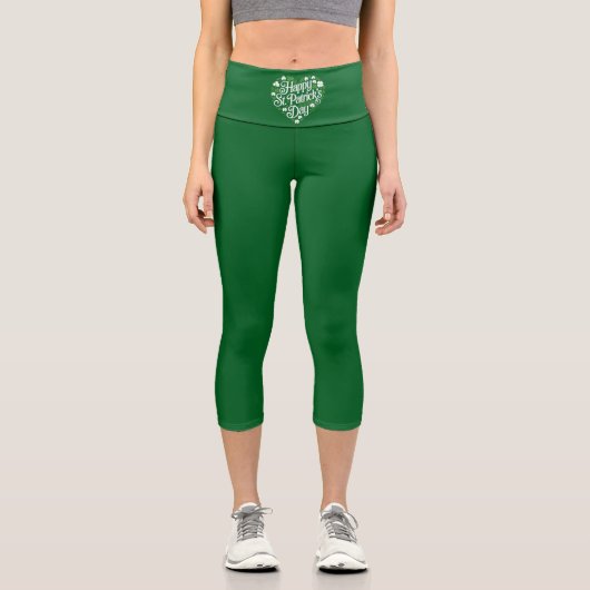Leggings Capri Bonne Saint Patrick's Day (Recto)