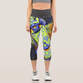 Leggings Capri Born to ride (Recto)
