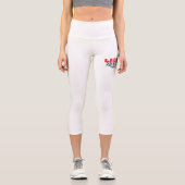 Leggings Capri Boss Lady Mindset – Powerful Women Quote Design (Recto)