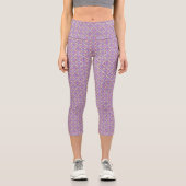 Leggings Capri Botanical Pop - Berry (Recto)