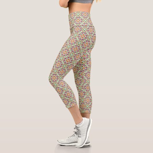 Leggings Capri Botanical Pop - Forest (Gauche)