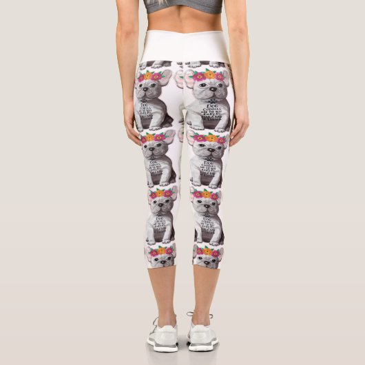 Leggings Capri Boules de chiens (Verso)