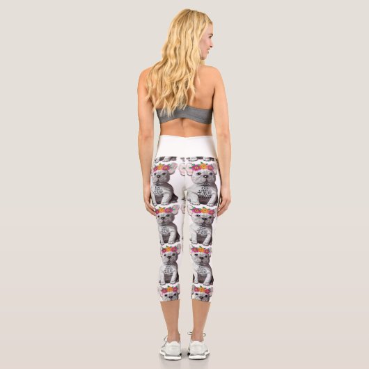 Leggings Capri Boules de chiens (Verso)