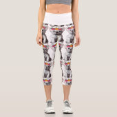 Leggings Capri Boules de chiens (Recto)