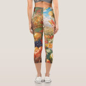 Leggings Capri Bounty of the Seasons : A Celebration in Collage (Verso)