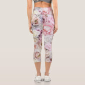 Leggings Capri Bouquet de fleurs (Verso)
