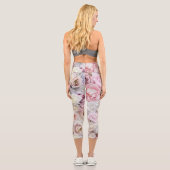 Leggings Capri Bouquet de fleurs (Verso)