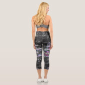 Leggings Capri Bouquet Techno (Verso)