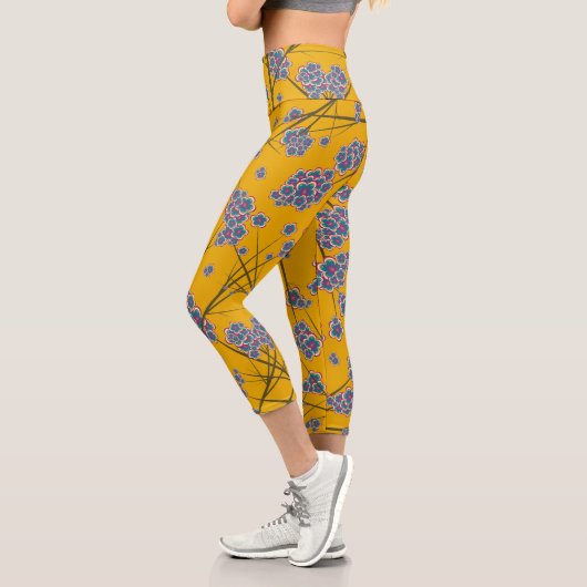 Leggings Capri Branches particulières Hauteur Capri haut taille (Gauche)