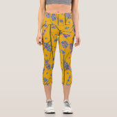 Leggings Capri Branches particulières Hauteur Capri haut taille (Recto)