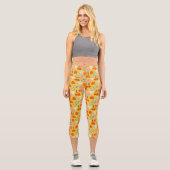 Leggings Capri Bright Coloré Motif Fruit Berry (Recto)