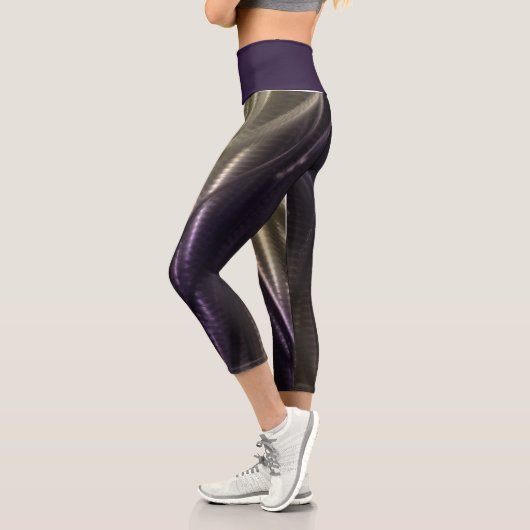Leggings Capri brillance métallique (Gauche)
