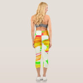 Leggings Capri Brosse arc-en-ciel (Verso)