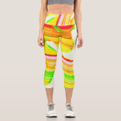 Leggings Capri Brosse arc-en-ciel (Recto)