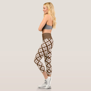 Leggings Capri Brownies Neoplaid
