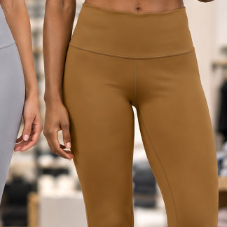 LEGGINGS CAPRI "BRUN" HAUT TAILLE
