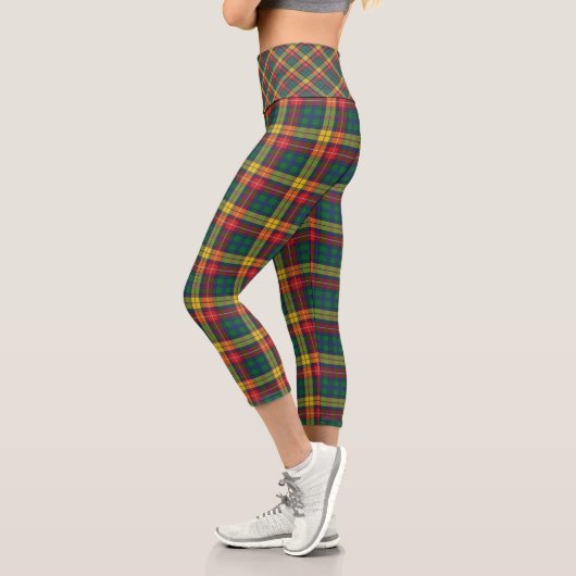 Leggings Capri Buchanan Tartan Rustique Plaid (Gauche)