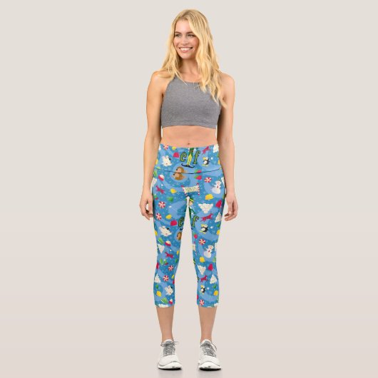 Leggings Capri Buddy le Motif de dessin animé Elf (Recto)