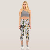 Leggings Capri Buddy le Motif de devis Elf (Recto)