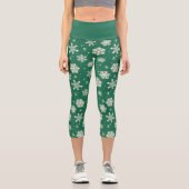 Leggings Capri Buddy le Motif Elf Snowflake (Recto)