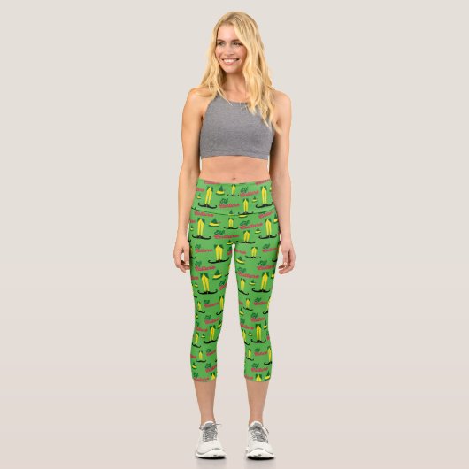 Leggings Capri Buddy l'Elfe | Elf Culture Motif (Recto)