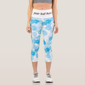 Leggings Capri Bulle de savon (Recto)